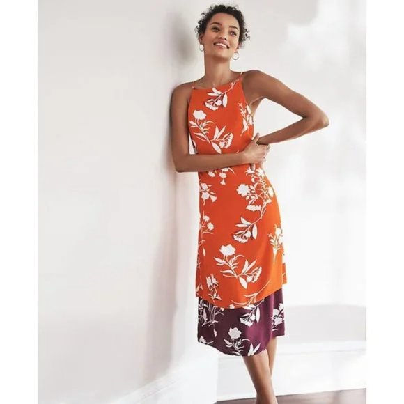 Ann Taylor Dresses & Skirts - Ann Taylor Petite Mixed Floral Flare Dress 2P
